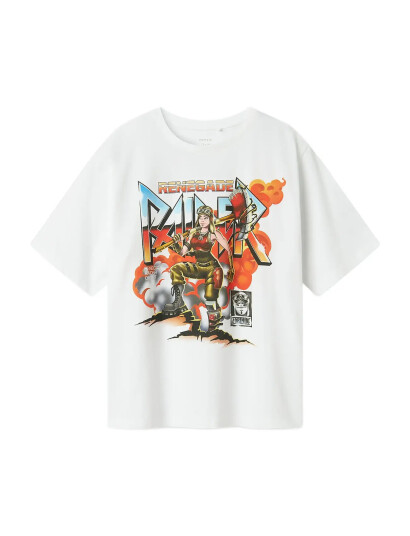 name it Nkmjavali Fortnite Nreg Ss Top Box Bfu White 122-128