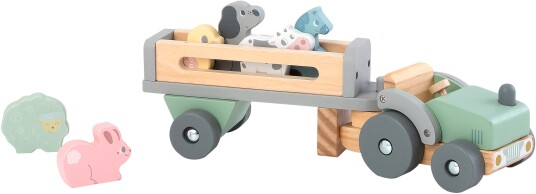 Kinder and Kids Traktor med Tilhenger og Dyr Kinder and Kids Traktor med Tilhenger og Dyr