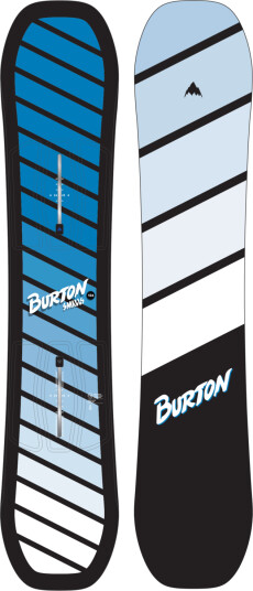 Burton Kids' Smalls Snowboard Blue Blå 138 Burton Kids' Smalls Snowboard Blue Blå 138