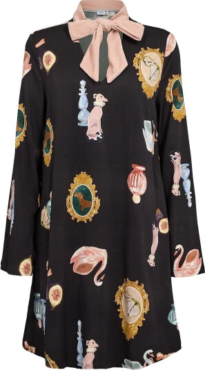 Nümph Nuofelia Short Dress CAVIAR 34