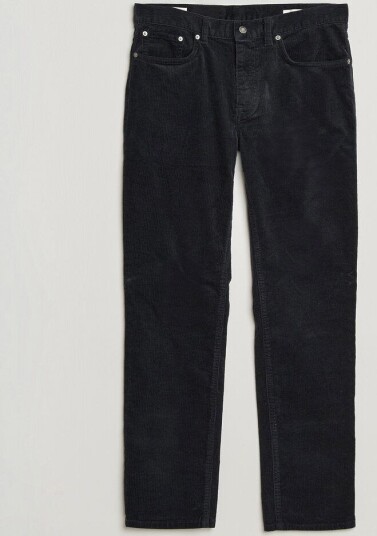 Gant Regular Fit Corduroy 5 Pocket Pants Black