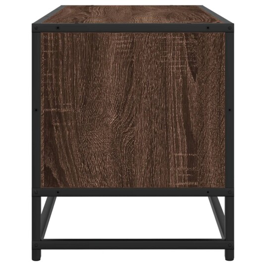 TV-benk brun eik 80x34,5x40 cm konstruert tre og metall 8721102838729 TV-benk brun eik 80x34,5x40 cm konstruert tre og metall 8721102838729
