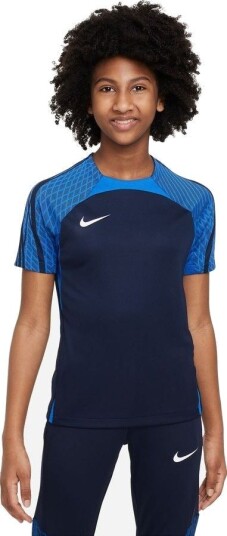 Nike Trenings T Skjorte Dri FIT Strike 23 Obsidian/Blå/Hvit Barn størrelse L: 147 158 cm