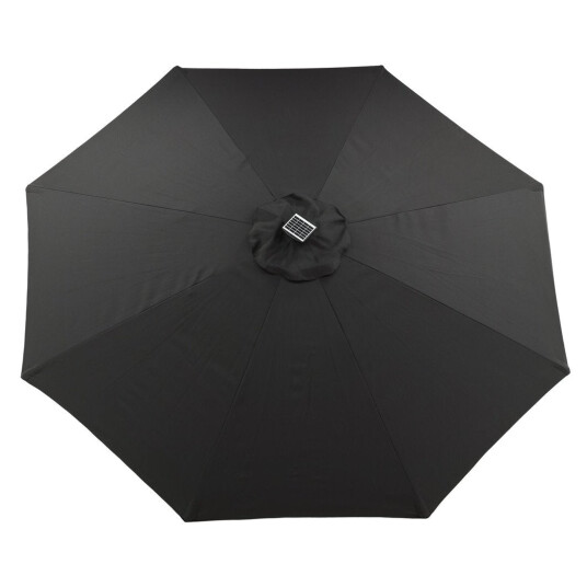 Venture Home Sabal parasoll tilt funksjon og LED lys svart. 1699082-01-0 1699083-01-0