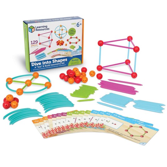 Learning Resources | Geometrisk byggesett 129 deler Learning Resources | Geometrisk byggesett 129 deler