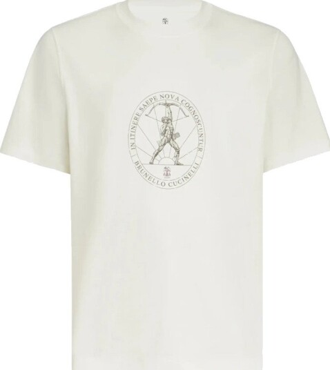 Brunello Cucinelli, Herre, Topper, Hvit, L,