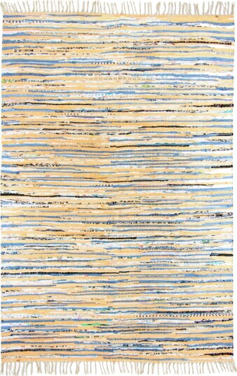 Filleryer   Delhi beige/blå Størrelse: 240 x 340 cm