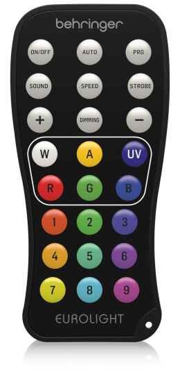 Behringer Irc1 Universal Fjernkontroll For Eurolight Irc Produkter Behringer Irc1 Universal Fjernkontroll For Eurolight Irc Produkter