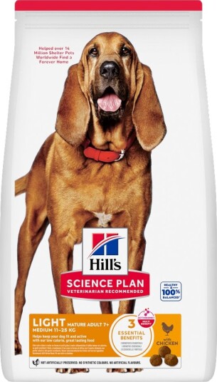 Hill'S Science Plan Mature Adult 7+ Medium Light Med Kylling 2 X 14 kg Hill'S Science Plan Mature Adult 7+ Medium Light Med Kylling 2 X 14 kg