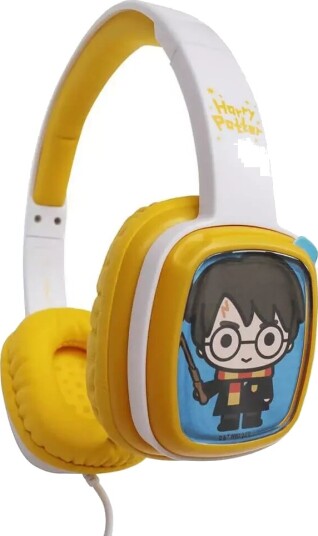 Harry Potter Flip 'N' Switch Junior On-Ear Headset Maks. 85dB - Hvit / Gul Harry Potter Flip 'N' Switch Junior On-Ear Headset Maks. 85dB - Hvit / Gul
