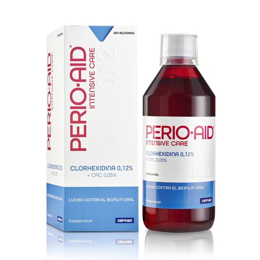 Klorheksidin 0,12 % munnvann Perio Aid Intensive Care 500 ml Klorheksidin 0,12 % munnvann Perio Aid Intensive Care 500 ml