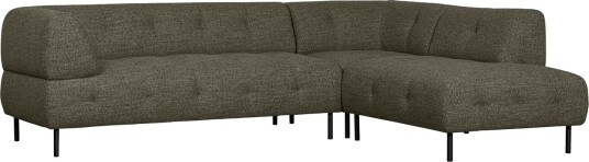 Ranta Sofa med Sjeselong 3 seter Grønnmelange Ranta Sofa med Sjeselong 3 seter Grønnmelange