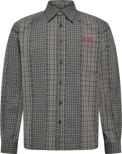 Woodbird Wbbuzo Woma Check Shirt Brown XS