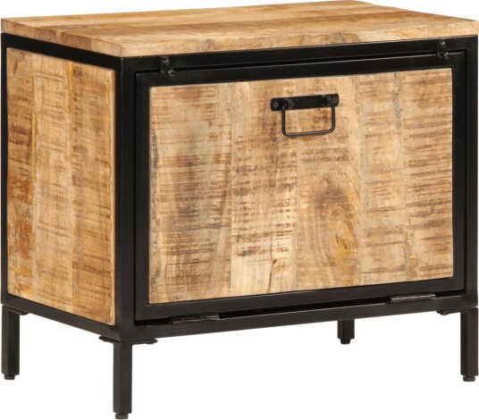 Skoskap 60x35x53 cm grovt heltre mangotre Skoskap 60x35x53 cm grovt heltre mangotre