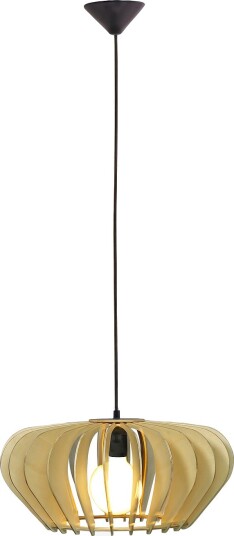 Aneta Lighting Pendellampe Calyps Natur Takpendler
