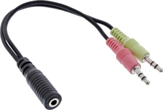 Inline 99312A 3.5Mm Hunkjønn 2 X 3.5Mm Hankjønn 0,15 M Svart