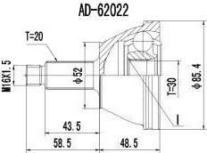 PROCARO 77-SK-300 Drivledd