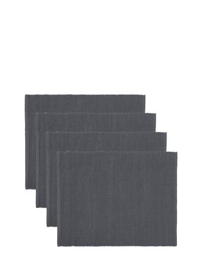 LINUM Uni Place Mat - Grey - ONE SIZE
