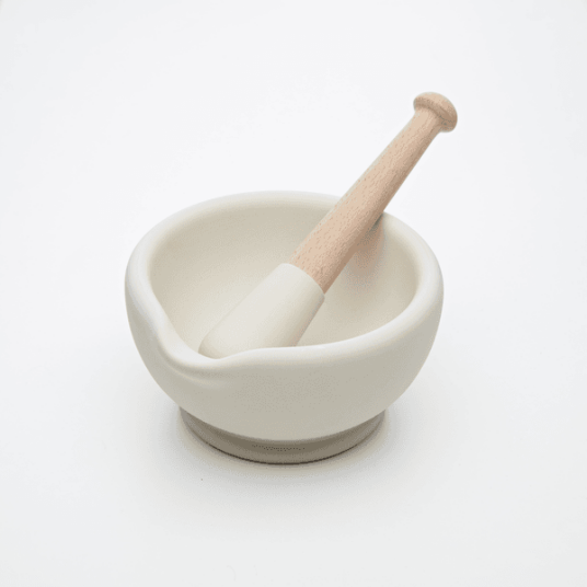 Milton Brook - Morter og pistill 15 cm hvit