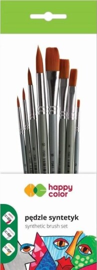 Happy Color Mixed Art Børster 8 Stk Happy Color Happy Color Mixed Art Børster 8 Stk Happy Color