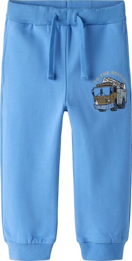 Name It Joggebukser - NmmPdibbo - Azure Blue - Name It - 4 år (104) - Joggebukse Blå Lyseblå