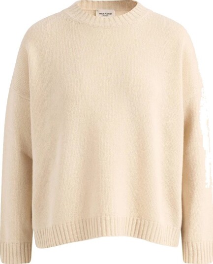 Weekend Max Mara Dame Strikkevarer Beige M,