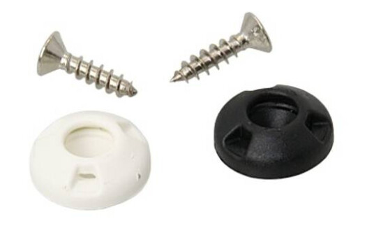 PERFIX UNDERDEL M/SKRUE SVART 10 PK