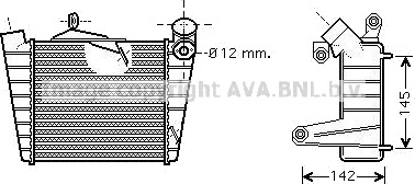 Intercooler PRASCO VNA4213 Intercooler PRASCO VNA4213