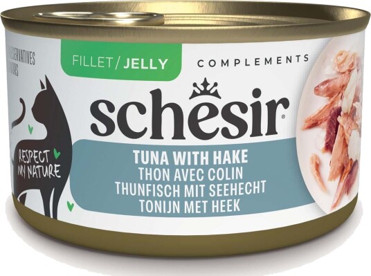 Schesir Våtfôr Complements I Gelé Tunfisk Med Lysing 12 X 70 G