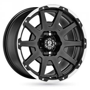 Sparco Dakar Matt Black Machined Lip 7,5x17 6/139,7 ET42 B93