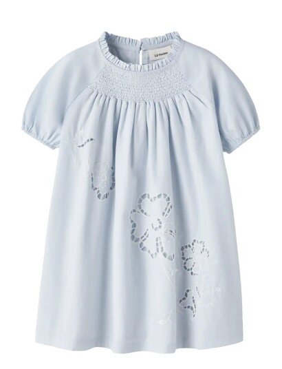 Lil"Atelier Nmffaustine Ss Loose Dress Lil Blue 110 Lil"Atelier Nmffaustine Ss Loose Dress Lil Blue 110