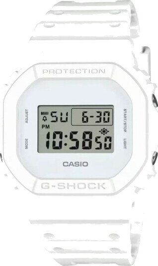 Casio Herreklokke DW 5600WW 7ER G Shock LCD/Gummi