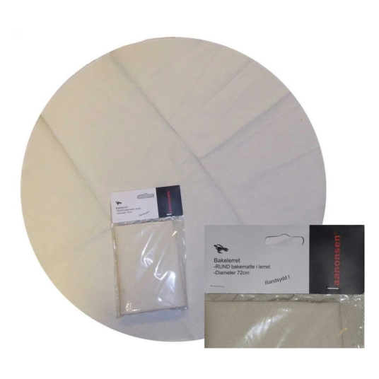Bakematte Lerret Ø70cm Bakematte Lerret Ø70cm