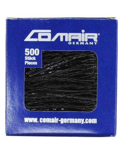 Comair Pretty Fashion Bølge Hårklemmer 6cm Sort 754514 500 stk. Comair Pretty Fashion Bølge Hårklemmer 6cm Sort 754514 500 stk.