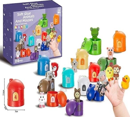 Adventskalender Barn 2024 1 3 År Julekalender Barn Gave Jente Gutt 1 3 År Babyleker FQ 