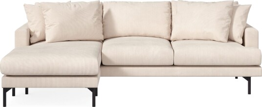 Menard 3 seters Venstrevendt Dyp L formet Divansofa i Manchester Beige Menard 3 seters Venstrevendt Dyp L formet Divansofa i Manchester Beige