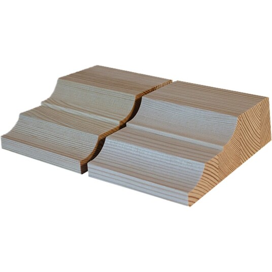 Combiwood Underkloss Furu 503 95x140x45 Ubehandlet Vindusknekt 2/pos