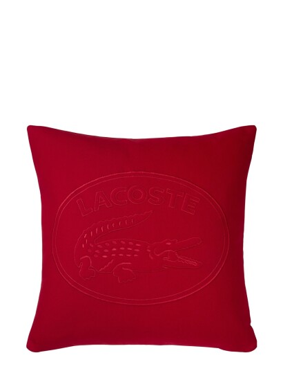 Lacoste Home Llacoste Cushion Cover Red Lacoste Home ROUGE 45X45CM