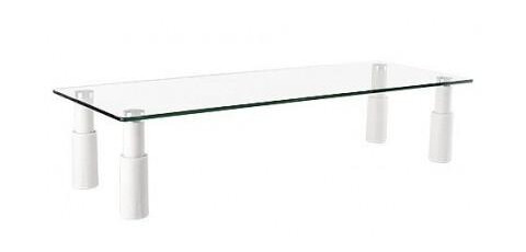 TECHLY Universal Ablagetisch aus Glas, 580 x 210 x130mm