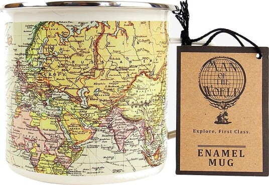 Gift Republic - Emalje krus kart - Beige