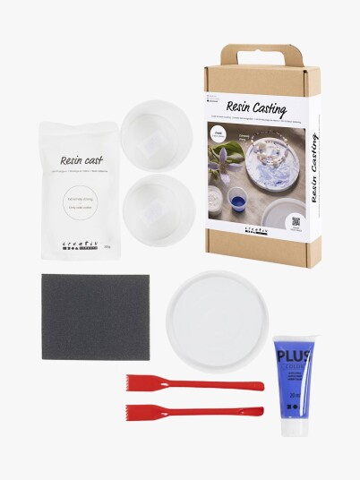 Creativ Company Støp med resin Dekorasjonsbrett m. marmorering