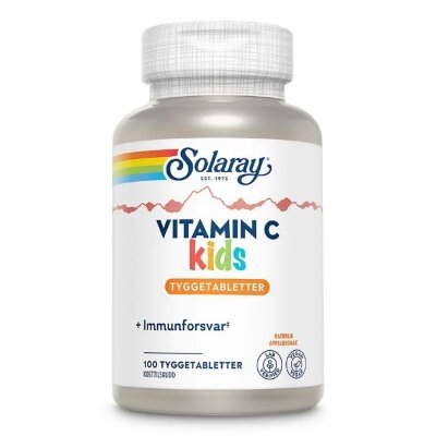 Solaray Vitamin C Kids 100 Tyggetabletter