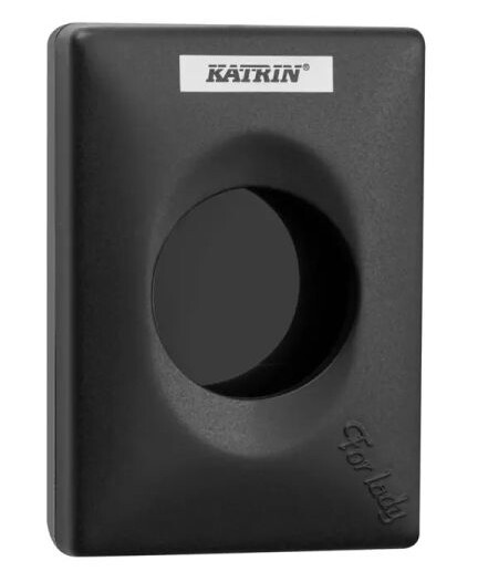 Katrin 92247 Sanitærposeholder 95 x 135 27 mm for hygieneposer Svart Baderom Katrin 92247 Sanitærposeholder 95 x 135 27 mm for hygieneposer Svart Baderom