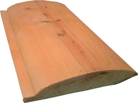28x145mm Rundtømmer Panel Gran Natur 28x145mm Rundtømmer Panel Gran Natur
