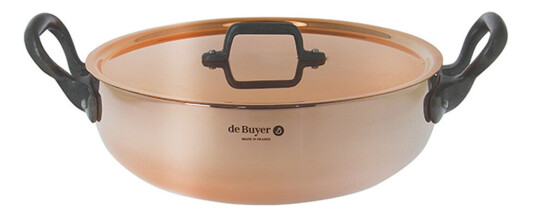 de Buyer Prima matera sautépanne støpejernshåndtak 28 cm kobber de Buyer Prima matera sautépanne støpejernshåndtak 28 cm kobber
