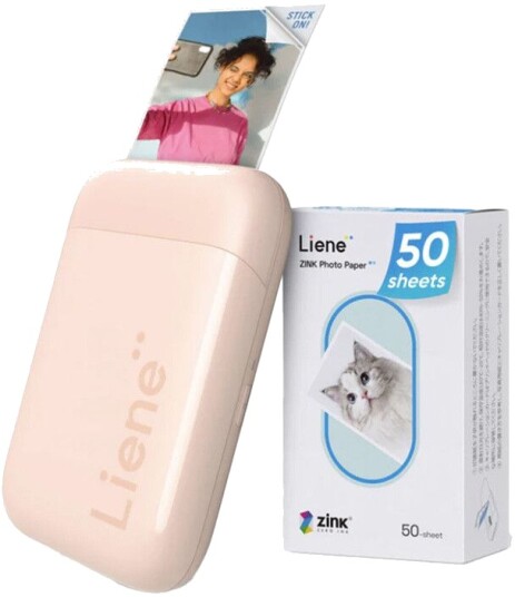 Liene Pearl K100 2x3" Portable Photo Printer Rosa Liene Pearl K100 2x3" Portable Photo Printer Rosa