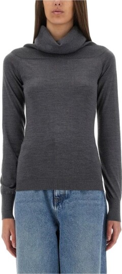 Stella McCartney Dame Strikkevarer Grå L,