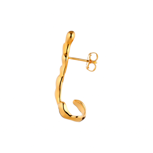 Jane Kønig Drippy Cuff Right Øredobber 18 kt. Gullbelagt sølv DC-H22-G_right
