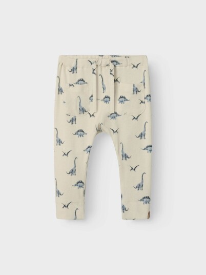 Lil- Atelier Geo Ame Loose Pant Beige 80