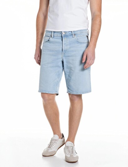 Replay Grover Short Shorts Straight 573 Eco Plus Blue 36 Replay Grover Short Shorts Straight 573 Eco Plus Blue 36